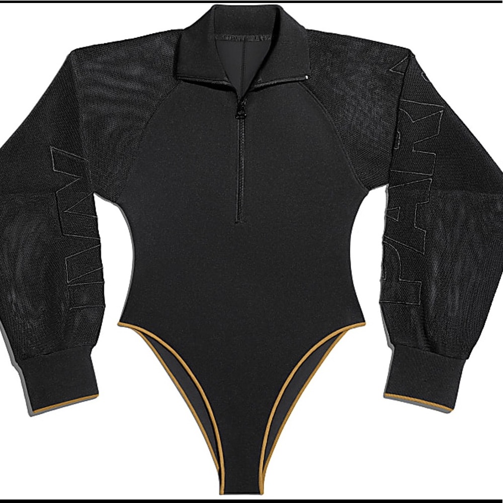 Adidas x IVY PARK Black Mesh Bodysuit